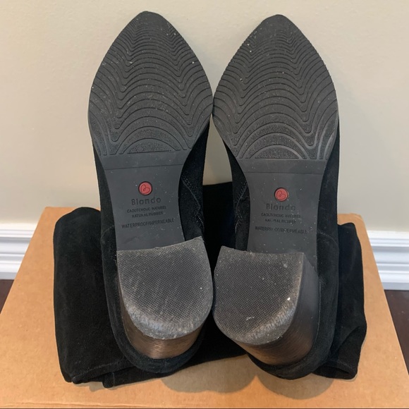 WATERPROOF Leather Blondo Tallis Genuine Suede Boots - Picture 10 of 10